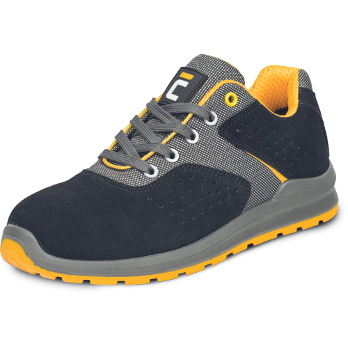 Pracovní polobotky GRIMMA S1PS MF SR - černá / žlutá,