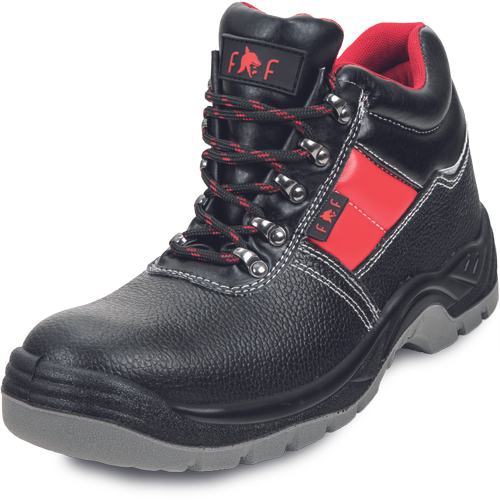Kotníková bezpečnostní obuv JENA S3 FO SR - černá,