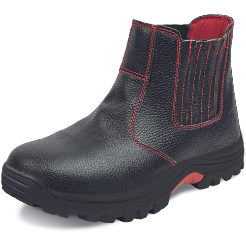 Kotníková bezpečnostní obuv STEELER FOUNDER S3 HRO SRA - černá,