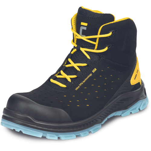 Kotníková bezpečnostní obuv HALWILL PRO MF ESD S1PS SR - černá,