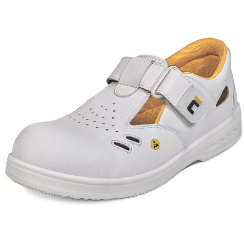 Pracovní sandály RAVEN MF ESD S1 SRC - bílá, 37