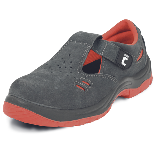 Pracovní sandály MONTROSE ORANGE ESD S1P SRC - šedá / oranžová,