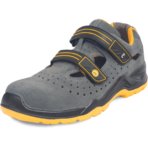 Pracovní sandály YUWILL MF ESD S1P SRC - šedá,