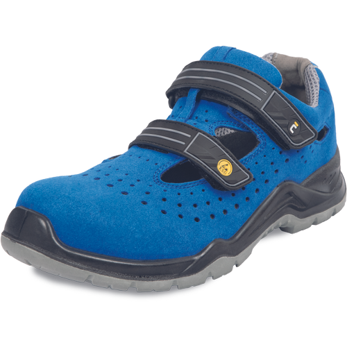 Pracovní sandály HAGEWILL MF ESD S1P SRC - modrá,