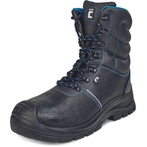 Vysoká pracovní obuv RAVEN XT S3 SR SC - černá / modrá,