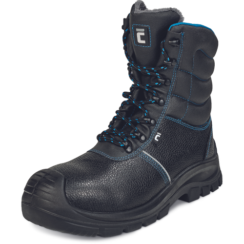 Vysoká pracovní obuv RAVEN XT S3 CI SR SC - černá / modrá,