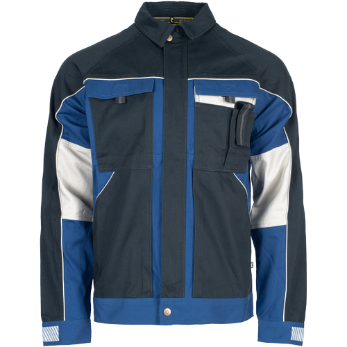 Pracovní reflexní bunda STANMORE - tm.modrá / modrá,