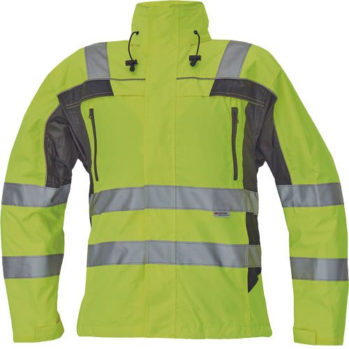 Pracovní reflexní bunda TICINO - žlutá / hv žlutá,