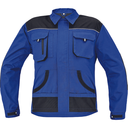 Pracovní bunda FF CARL BE-01-002 - royal / černá / modrá,