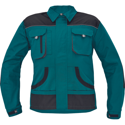 Pracovní bunda FF CARL BE-01-002 - zelená / černá,