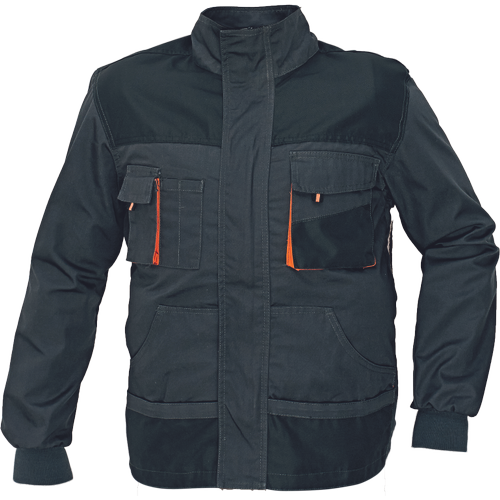 Pracovní bunda EMERTON FLANNEL - černá,