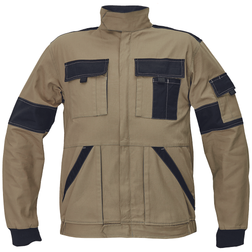 Pracovní bunda MAX SUMMER - písková / černá,