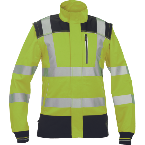 Pracovní reflexní bunda KNOXFIELD HVPS - žlutá,