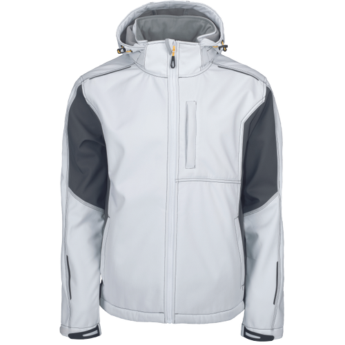 Pánská softshellová bunda DAYBORO - bílá,