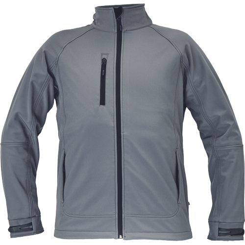 Pánská softshellová bunda CHITRA - šedá,