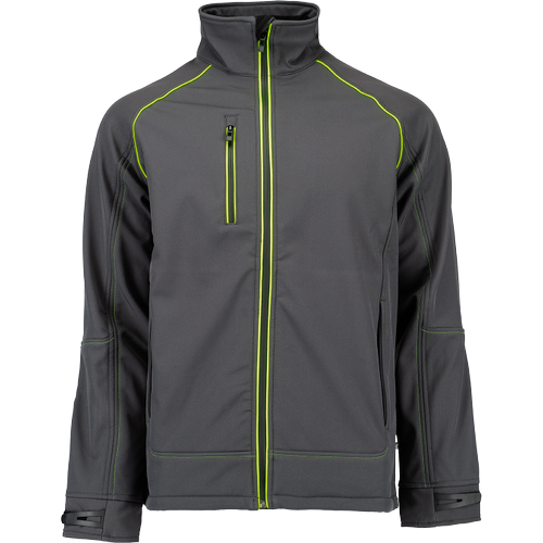 Pánská softshellová bunda SHELDON - antracit / žlutá,