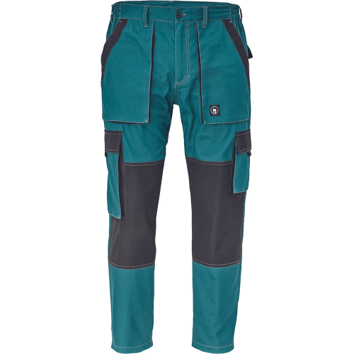 Pracovní kalhoty MAX SUMMER - zelená / černá,