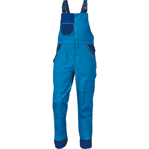 Pracovní kalhoty s laclem MONTROSE - royal / navy / royal modrá,