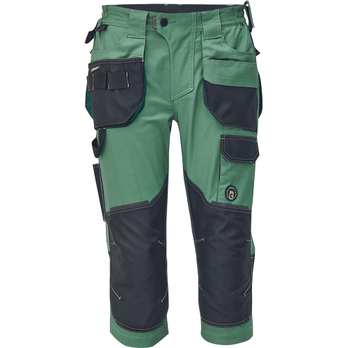 Pánské tříčtvrteční kalhoty DAYBORO - mech.zelená,