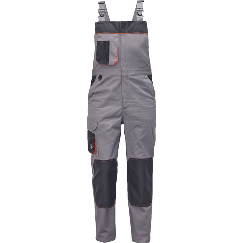 Pracovní kalhoty s laclem CREMORNE - šedá,