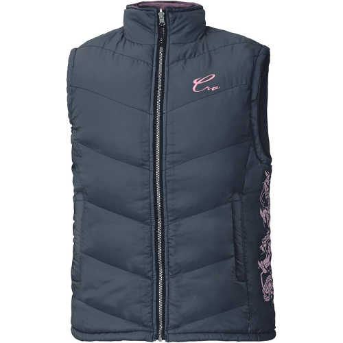 Dámská zimní vesta YOWIE - navy / sv.fialová,