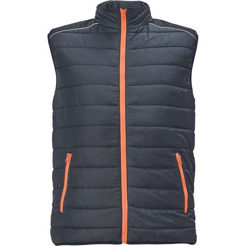 Pánská zimní vesta MAX VIVO LIGHT - černá / oranžová,