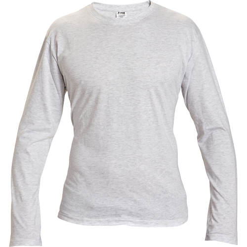 Pánské tričko s dlouhým rukávem CAMBON - sv.melír,