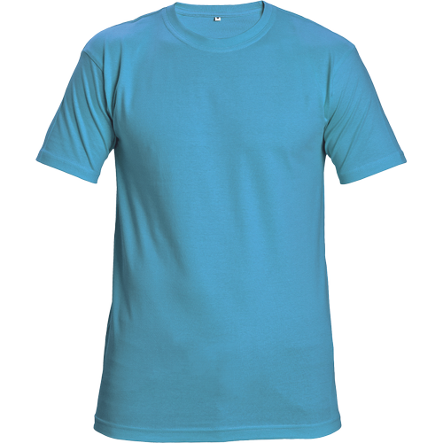 Pánské tričko s krátkým rukávem TEESTA - nebeská modř,