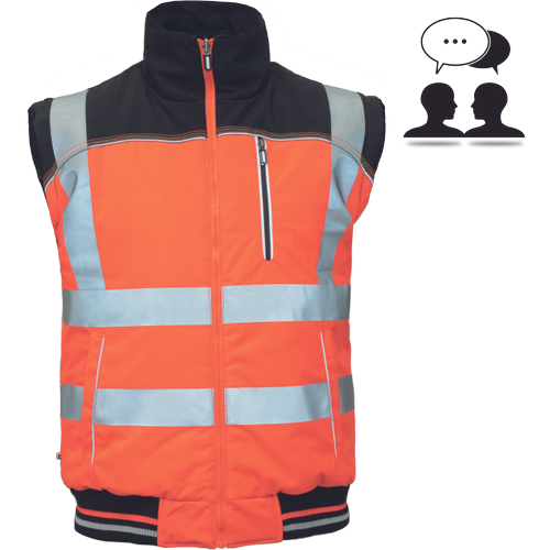 Pracovní reflexní vesta KNOXFIELD HVPS - oranžová,