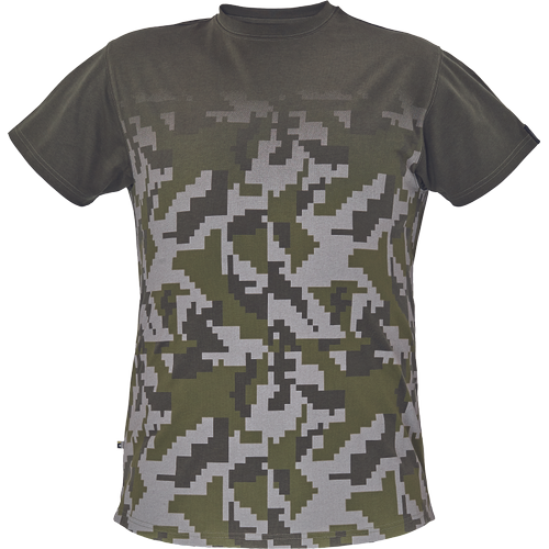 Pánské tričko s krátkým rukávem NEURUM - tm.olivová,