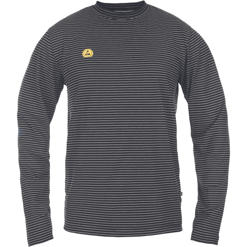 Pracovní tričko s dlouhým rukávem NOYO ESD LS tričko - černá,