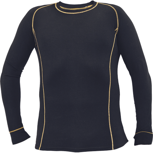 Pánské funkční tričko s dlouhým rukávem LOVELL - černá,