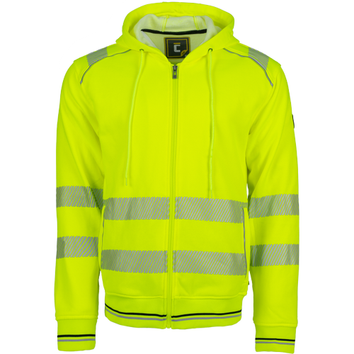 Pracovní reflexní mikina SHELDON HV - žlutá / hv žlutá,