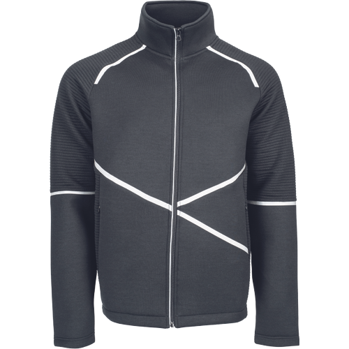 Pánská mikina na zip L-SURE CRAIG - černá,