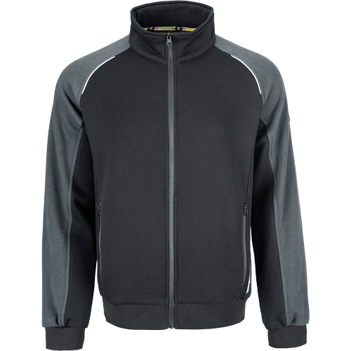 Pánská mikina na zip MAX ECO STR - černá,