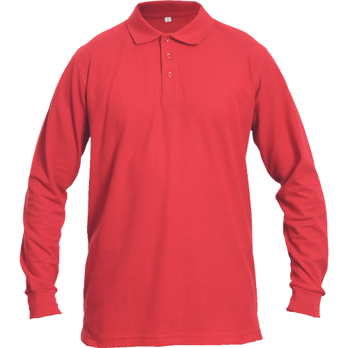 Pánská polokošile s dlouhým rukávem SANGU - červená,