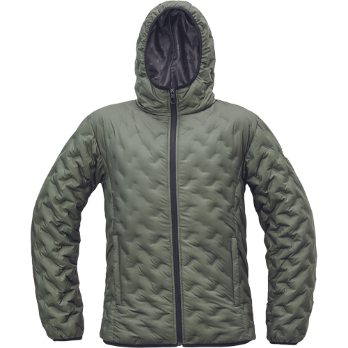 Péřová zimní bunda NEURUM - tm.olivová,