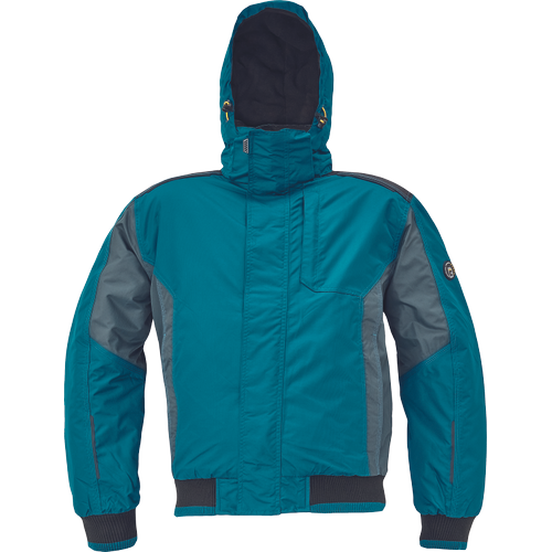 Pánská zimní bunda DAYBORO - petrolejová,