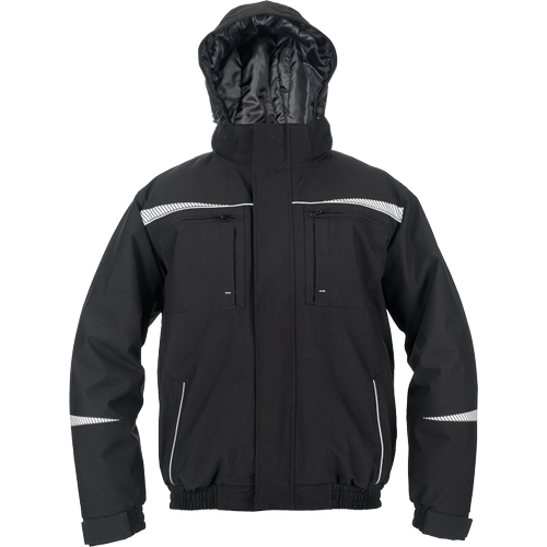 Pánská zimní bunda EMERTON STR - černá,