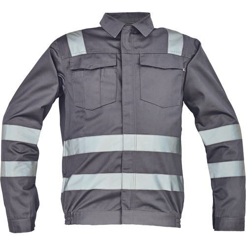 Pracovní reflexní bunda GETACHE RFLX - šedá,