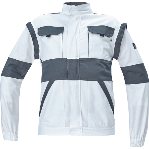 Pracovní bunda MAX NEO - bílá / šedá,