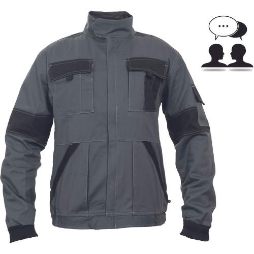 Dámská pracovní bunda MAX SUMMER LADY - antracit / černá,