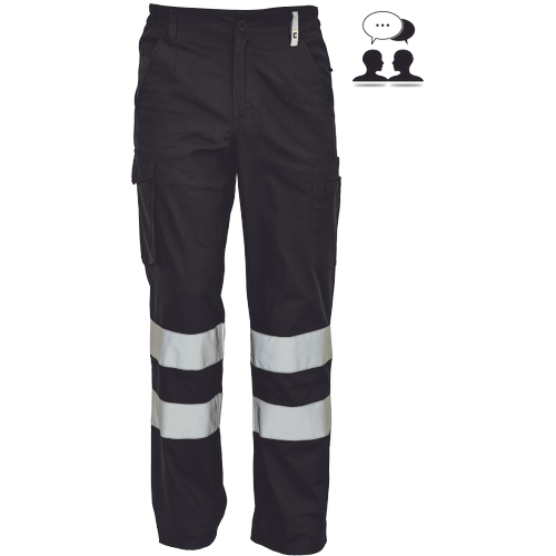 Pracovní kalhoty HUELVA RFLX - černá,