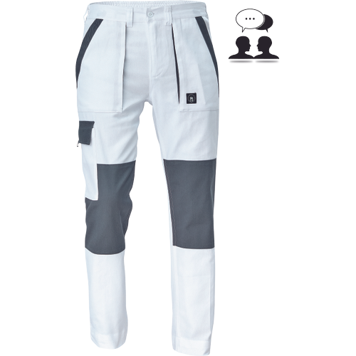 Dámské pracovní kalhoty MAX NEO LADY - bílá,