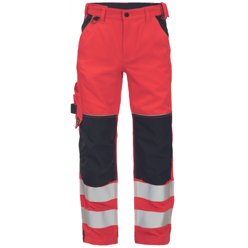 Pracovní reflexní kalhoty KNOXFIELD HVPS FL - červená,