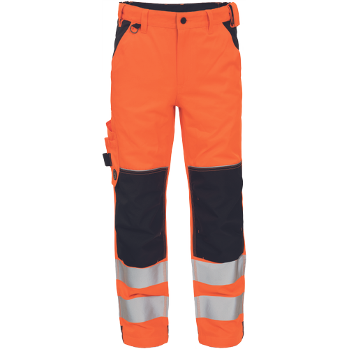 Pracovní reflexní kalhoty KNOXFIELD HVPS FL - oranžová,
