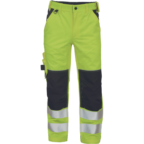 Pracovní reflexní kalhoty KNOXFIELD HVPS FL - žlutá,