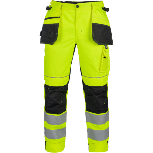 Pracovní reflexní kalhoty MAX VIVO HV FP - žlutá,