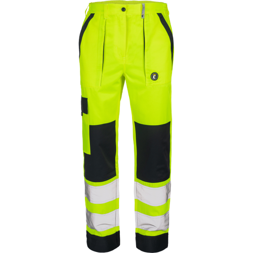 Dámské pracovní reflexní kalhoty MAX NEO HV LADY - žlutá,