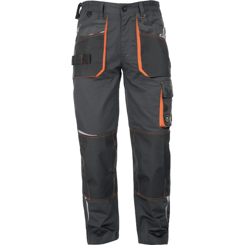 Pracovní kalhoty EMERTON STRETCH - šedá kamufláž / šedá,